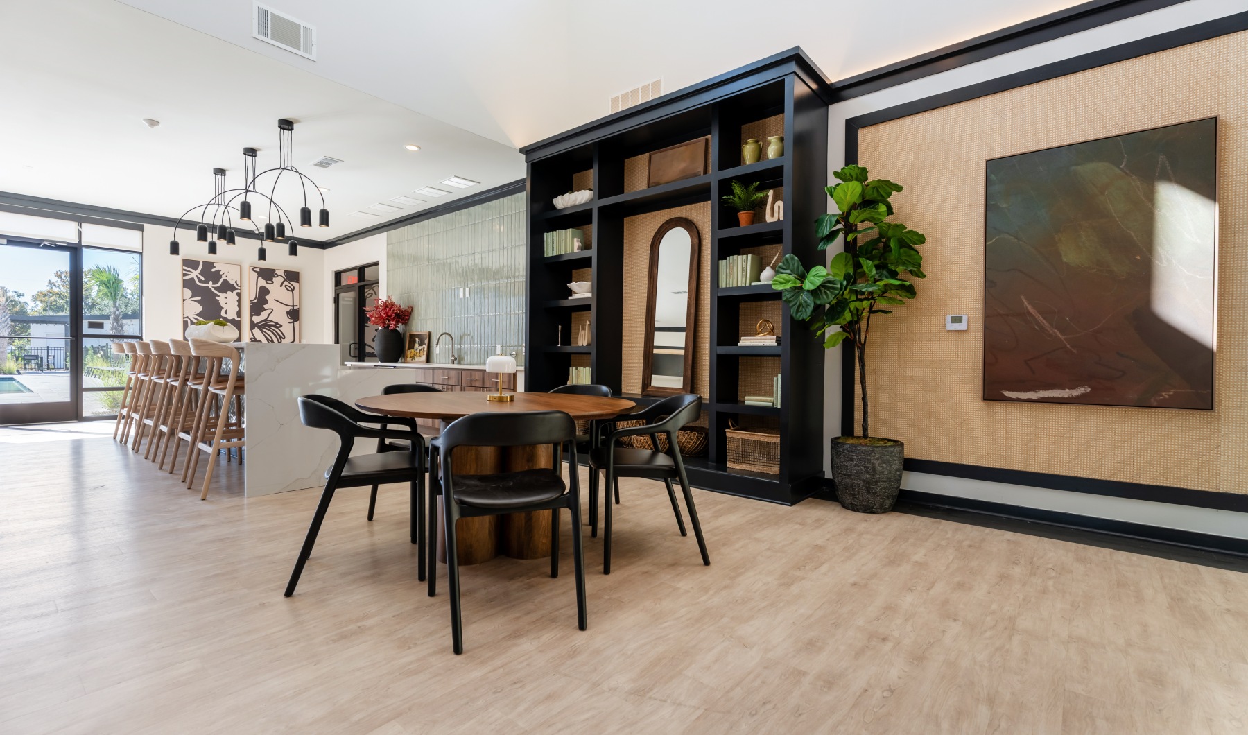 Community social space at Madison Oaks near Oglethorpe Mall